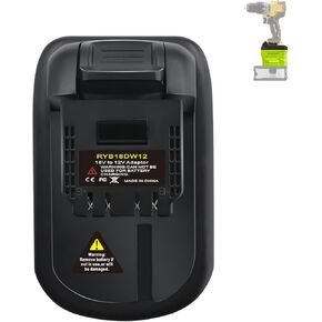 محول Ryobi 18V لتحويل استخدام أداة Dewalt 12V، مناسب لبطارية ليثيوم أيون 18 فولت HP عالية البطارية تحويل إلى أدوات Dew ALT 12V (محول فقط) in Kuwait