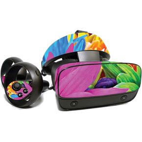 MightySkins Skin for Oculus Rift S - Colorful Flowers | Protective, Durable, and Unique Vinyl Decal wrap Cover | Easy to Apply, Remove, and Change Styles | Made in The USA