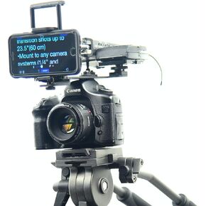 Glide Gear TMP10 Teleprompter Tablet Smartphone Hot Shoe Bracket Multi Mount Holder