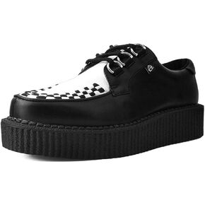 Anarchic T2274 Unisex-Adult Creepers, Black & White Anarchic Creeper - US: Men 10 / Women 12 / Black/White/Synthetic