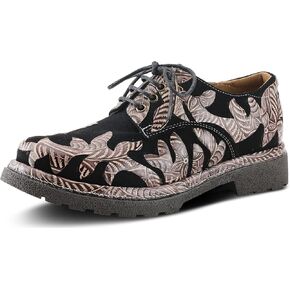 Spring Step L'Artiste Women's Jigsaw Sneaker Black Multi EU 39 / US 8.5