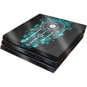 MightySkins Glossy Glitter Skin for Sony PS4 Pro Console - Geo Dream Catcher | Protective, Durable High-Gloss Glitter Finish | Easy to Apply, Remove, and Change Styles | Made in The USA