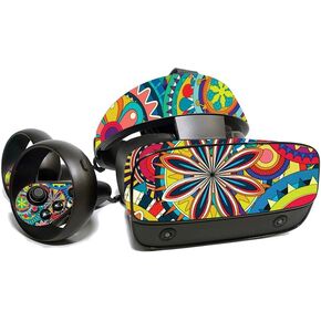 MightySkins Skin for Oculus Rift S - Flower Wheels | Protective, Durable, and Unique Vinyl Decal wrap Cover | Easy to Apply, Remove, and Change Styles | Made in The USA