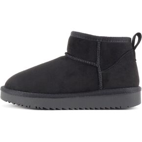 Soda “Mutual" ~ Women Round Toe Lug Sole Low Flatform Sherpa-lined Ankle Bootie