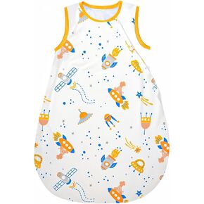 Baby Sleep Sack 6-18 Months 100% Cotton Infant Toddler Sleeping Sack 2-Way Zipper Lightweight Sleepsack