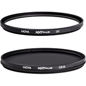 Hoya NXT Plus 72mm 10-Layer HMC Multi-Coated UV Lens Filter, Low-Profile Aluminum Frame NXT Plus 72mm 10-Layer HMC Multi-Coated Circular Polarizer Lens Filter