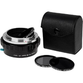 Fotodiox DLX Stretch Adapter Compatible with Leica R Lens to Nikon Z-Mount Cameras – Macro and ND Filter Capabilities