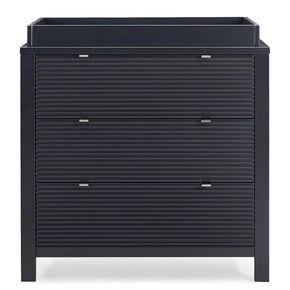 Delta Children Cassie 3 Drawer Dresser with Changing Top and Interlocking Drawers, Bianca White