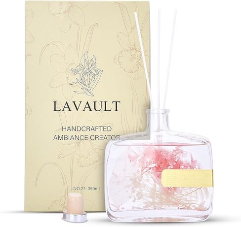 Scented Reed Diffuser for Bathroom, Office, Living Room, Bedroom - Fragrance Gift Set - Essential Oil Diffusers for Aromatherapy - Room Aroma Fresheners - 100ml Ocean Scent in Saudi Arabia