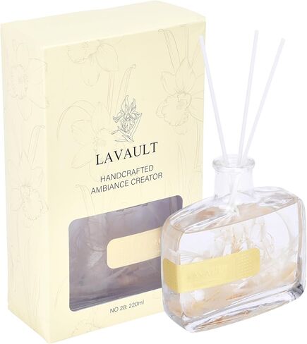 Scented Reed Diffuser for Bathroom, Office, Living Room, Bedroom - Fragrance Gift Set - Essential Oil Diffusers for Aromatherapy - Room Aroma Fresheners - 100ml Ocean Scent in Saudi Arabia