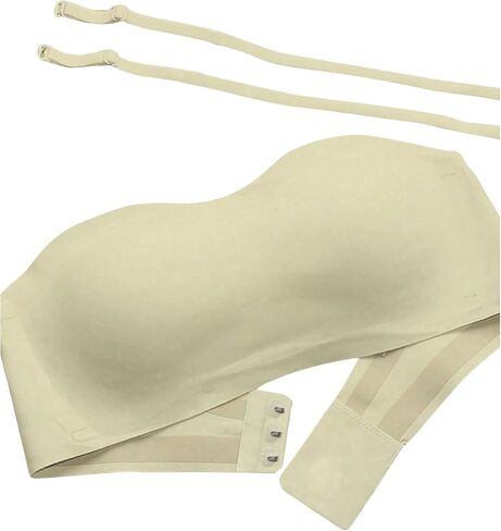Girl's Push Up Strapless Bra Comfy Bandeau Wireless Bra Sleeveless Tube Tops Bralettes in Saudi Arabia