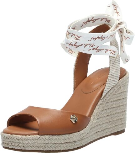 صندل KARL LAGERFELD للسيدات من Cecilia Ankle Wrap Wedge Espadrille in Saudi Arabia