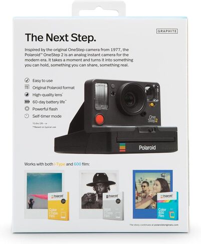 Polaroid Originals 9002 OneStep 2 Instant Film Camera, Graphite, Black (Renewed) in Saudi Arabia