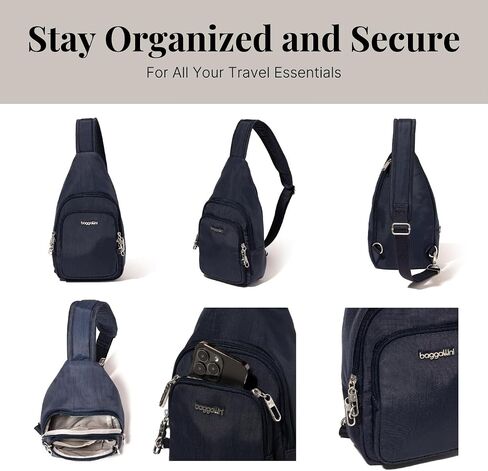Baggallini Securtex Anti-Theft Daytripper Sling in Saudi Arabia