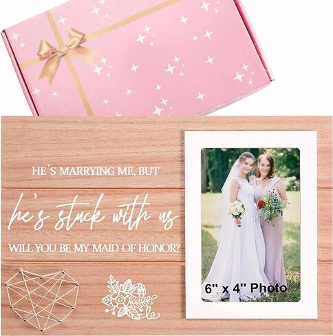 Bride Frame Gift for Daughter from Mother-Wedding Frame Gifts for Daughter on Her Wedding Day-Bridal Shower Gift for Bride from Mother of the Bride-Photo Frame Picture Frame Gift for Daughter in Kuwait