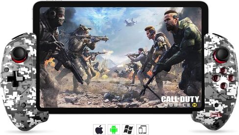 arVin Gaming Controller for iPad/iPad Mini/iPad Air, iPhone 15/14/13/12, iOS, Tablet Android Gamepad for Samsung Galaxy Tab, HUAWEI MatePad, Yoga Tab[within 5-11 inch] PC Game Joystick for COD, Steam in Kuwait