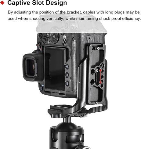 SUNWAYFOTO PCL-R3 دعامة على شكل حرف L مخصصة لكاميرا Canon R3 DSLR لوحة Arca السويسرية in Saudi Arabia