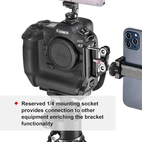 SUNWAYFOTO PCL-R3 دعامة على شكل حرف L مخصصة لكاميرا Canon R3 DSLR لوحة Arca السويسرية in Saudi Arabia
