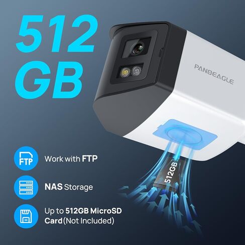 4K 8MP PoE Security Camera, Outdoor IP Camera, PoE AI Bullet IP Camera,Dual-len Camera,Panoramic 180° Wide Angle View, Human/Vehicle Detection, Color Night Vision, Two-Way Audio &Micro SD Slot(512G) in Saudi Arabia
