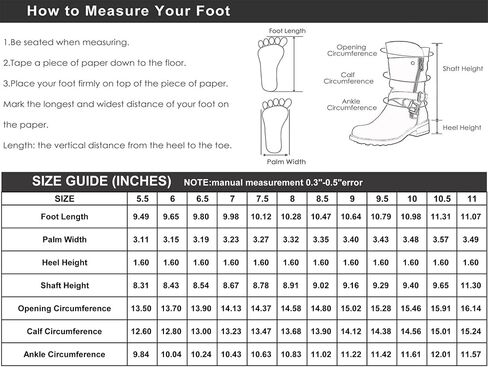 GLOBALWIN Women's Fall Fashion Biker Boots Mid Calf Boots For Women Low Heel in Saudi Arabia