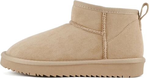 Soda “Mutual" ~ Women Round Toe Lug Sole Low Flatform Sherpa-lined Ankle Bootie in Saudi Arabia