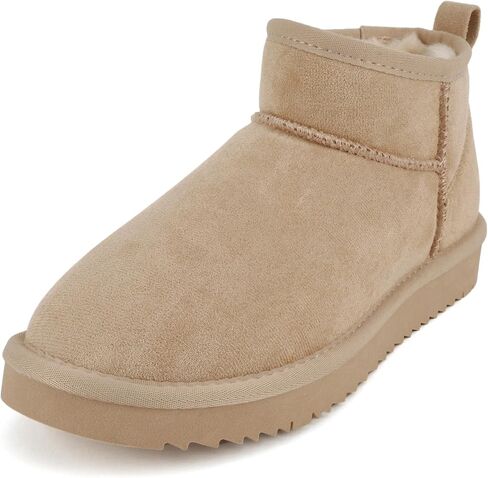 Soda “Mutual" ~ Women Round Toe Lug Sole Low Flatform Sherpa-lined Ankle Bootie in Saudi Arabia