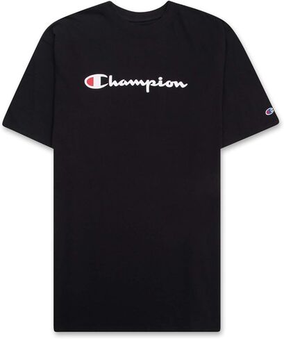 Champion Mens Big and Tall T Shirt, Crewneck Men Tees 2 Pack (2XLT, White/Black) in Saudi Arabia