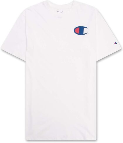 Champion Mens Big and Tall T Shirt, Crewneck Men Tees 2 Pack (2XLT, White/Black) in Saudi Arabia