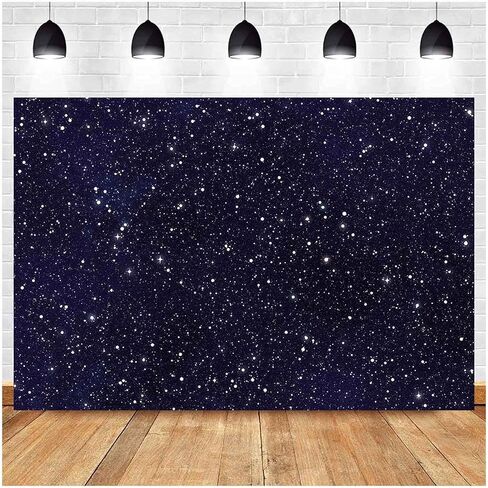 Night Sky Star Universe Space Theme Starry Photo Backdrops Early 2000s Galaxy Stars Children Boy or Girl Birthday Party Photography Background Newborn Baby Shower Banner Props 7x5ft in Saudi Arabia