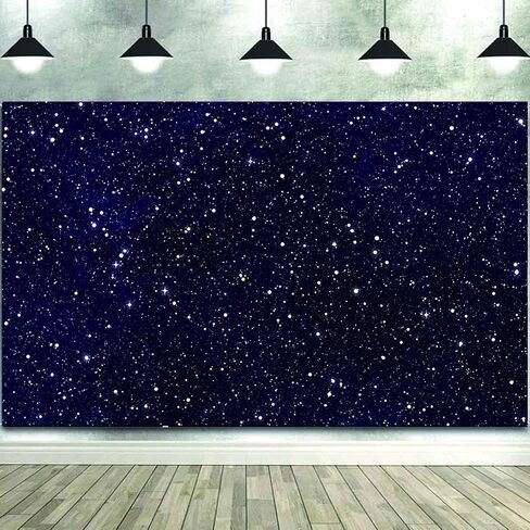 Night Sky Star Universe Space Theme Starry Photo Backdrops Early 2000s Galaxy Stars Children Boy or Girl Birthday Party Photography Background Newborn Baby Shower Banner Props 7x5ft in Saudi Arabia