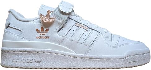 حذاء رياضي نسائي من Adidas Forum Low (أبيض/أبيض/ذهبي وردي، 7) in Saudi Arabia