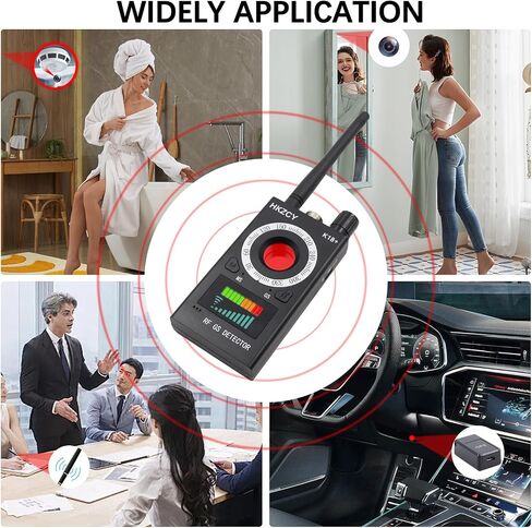Professional Grade Hidden Camera Detectors GPS Tracker Detector Wireless Bug Detector HD Spy Camera Finder Enhanced Infrared Detection Advanced Antenna for Hotel Meeting Rooms Home Privacy Protection in Saudi Arabia
