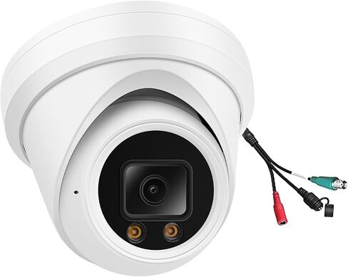 Real HD 5MP Analog CCTV Camera, HD 4-in-1(TVI/AHD/CVI/CVBS), 2.8mm Lens, TVI Dome Turret Security Camera, 65ft Night Vision, ONLY Compatible with 5MP/3K/8MP DVR in Saudi Arabia