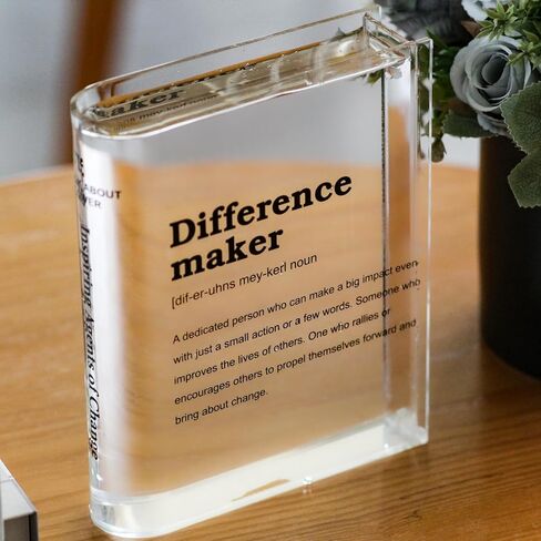 مزهرية كتب للزهور، مزهرية كتب شفافة من الأكريليك، مزهرية زهور شفافة لديكور المنزل، ديكور بسيط لرف الكتب، مزهرية فريدة لمحبي الكتب، كن فخورًا بك... in Kuwait