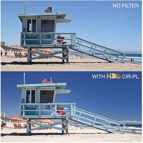 مجموعة مرشحات هويا 77 ملم HD3 للأشعة فوق البنفسجية والمستقطب الدائري - مع قطعة قماش من الألياف الدقيقة in Kuwait