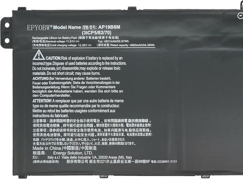 بطارية كمبيوتر محمول 07KRV بقدرة 58 وات في الساعة متوافقة مع Dell Latitude 5430 5530 / Precision 3570 / P104F P137G Series M69D0 O7KRV ​​H4PVC 0H4PVC Y86WG 0Y86WG 08WRCR 8WRCR 078FWY 4FVJG in Saudi Arabia