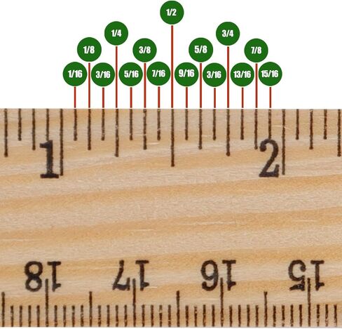 72 Packs 30cm 12 Inch Wooden Rulers, 2 Scale Imperial Metric Double Sided Pine Wood School Measuring Ruler Bulk for Home Classroom Student Office Use Drafting Supplies in Kuwait