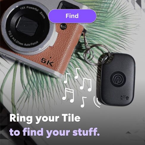 Tile by Life360 Pro (2024) - Powerful Bluetooth Tracker, Key Finder and Item Locator for Keys, Bags and More. Both iOS and Android Compatible. Phone Finder. 1-Pack (Black) in Saudi Arabia