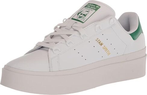 حذاء رياضي نسائي من adidas Originals Stan Smith Bonega، أبيض/أبيض/أخضر، 10 in Saudi Arabia