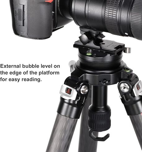 SUNWAYFOTO TA-75LC 75 مم محول وعاء نصف الكرة تحويل وعاء الفيديو المعدني مع مشبك Arca السويسري للحامل ثلاثي القوائم in Kuwait