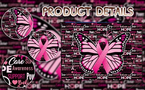 Breast Cancer Awareness Backdrop October Pink Ribbon Breast Cancer Photography Background Breast Cancer Charity Activities Home Office Party Awareness Decorations 8x6FT in Saudi Arabia