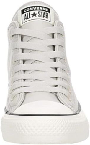 Converse Unisex Chuck Taylor All Star Madison Ox Mid High Leather Sneaker - Lace up Closure Style - Pale Putty/Egret/Black 6.5 in Saudi Arabia