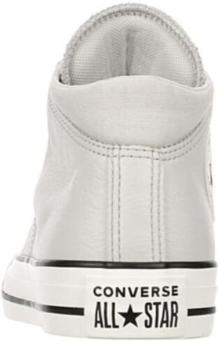 Converse Unisex Chuck Taylor All Star Madison Ox Mid High Leather Sneaker - Lace up Closure Style - Pale Putty/Egret/Black 6.5 in Saudi Arabia