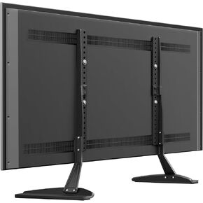 PERLESMITH Universal Table Top TV Stand for 22-65 Inch Flat Screen, LCD TVs Premium Height Adjustable Leg Stand Holds up to 110lbs, VESA up to 800x500mm