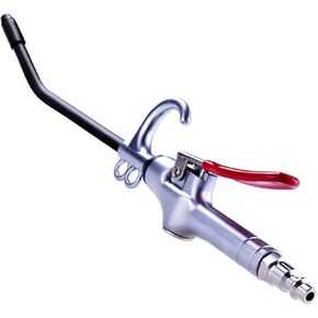 High Volume Powerful Air Blower Gun, Industrial Pneumatic Tool with Aluminum Rubber Guard Nozzle, Versatile Dust Cleaning for Home and Industry, Stylish Aluminum Alloy