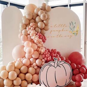 A Little Pumpkin is On The Way Decal - Baby Shower Party Wall Decal Sign,Gender Reveal Decorations,Fall Harvest Birthday Theme Pregnancy Girl or Boy Stickers (a Little Pumpkin Decal)