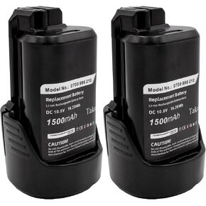(2 pack) BAT414 Updated BAT series 10.8V-12V Lithium-ion Cordless Tools Battery for BOSCH BAT411 BAT411A BAT412 BAT412A BAT413 BAT413A BAT420 GBA12V30