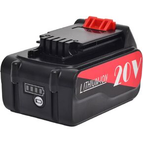 20V Battery Replacement for Black and Decker 20 Volt Max 4.0Ah Lithium Ion Cordless Tools LBXR20