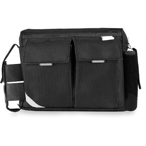 PROAIM Cube-111 AC Pouch (Large) for Camera Assistants, Grips & Techs. W/Wide Belt Loops, Zippered Top Opening. External Pocket - Extra Storage, For Utility Tool/Walkie & Video Accessory.