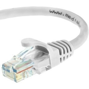 Mediabridge™ Ethernet Cable (50 Feet) - Supports Cat6 / Cat5e / Cat5 Standards, 550MHz, 10Gbps - RJ45 Computer Networking Cord (Part# 31-399-50X) in Saudi Arabia
